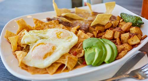 Serendipity's chilaquiles combo
